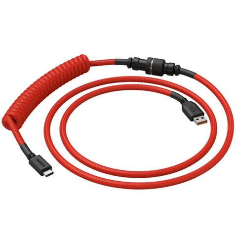 Glorious, Coiled Cable For Mechanical Gaming Keyboards - Crimson Red