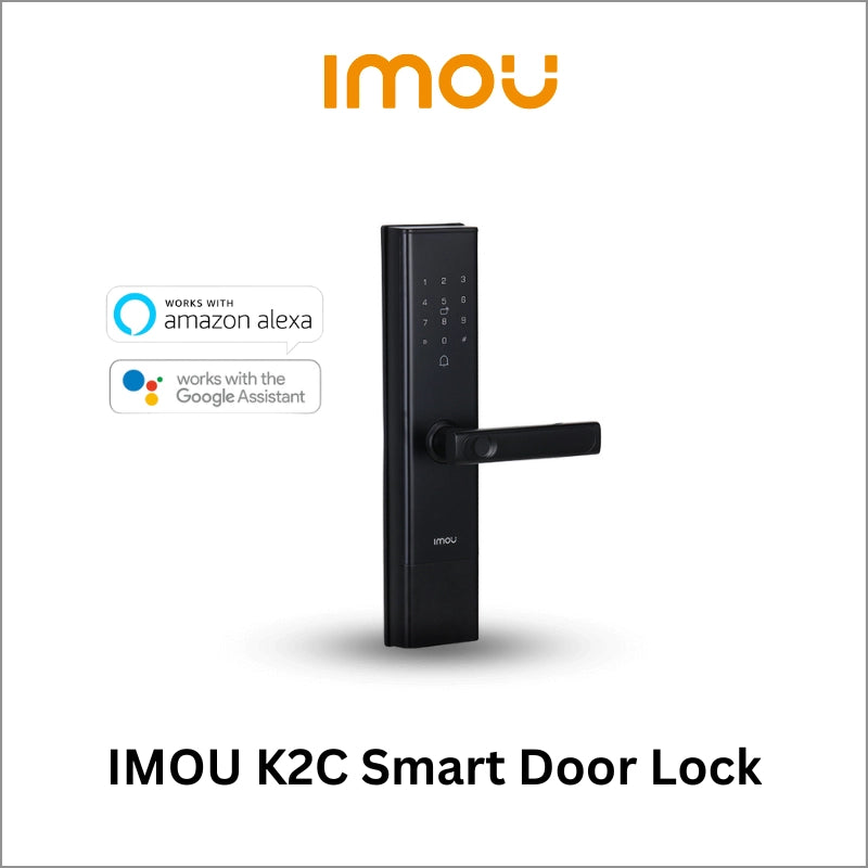 Imou Smart Lock ASL-K2C-H-W-B – Smart Wi-Fi Video Door Lock with 2K Camera