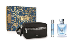 Versace Pour Homme EDT Gift Set (100ml Perfume + 10ml Travel Spray + Bag)