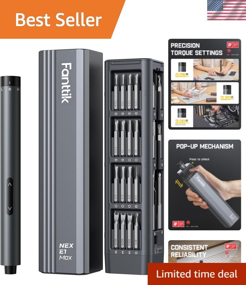 Fanttik NEX E1 MAX Precision Electric Screwdriver Kit - Gray