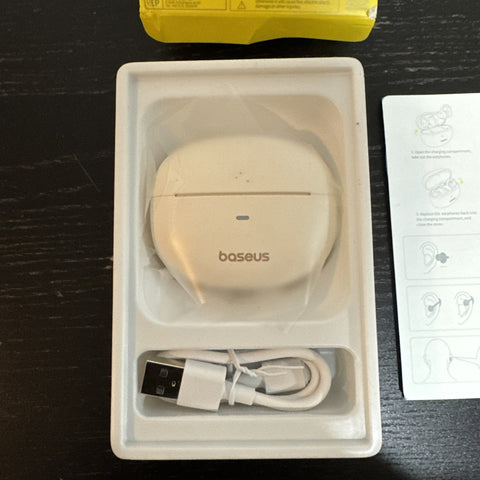 Baseus Bowie MC1 OL Open-Ear True Wireless Earbuds - White