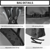 Naturehike Far Mountain Lightweight Shoulder Waterproof Bag - Graphite Black (25L)