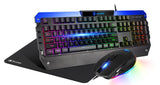 PC Bundle: PC Gaming i5-14400F/RTX 5070/16GB DDR5/1TB with Sades BX-Jellyfish/27" FHD/HDMI 2.1/0.5ms/280Hz/VA/Flat Monitor & Sades Battle Ram Keyboard/Mouse/Mousepad & Oartex LD034 Gray Gaming Chair With Z5-1160 Black Carbon Table
