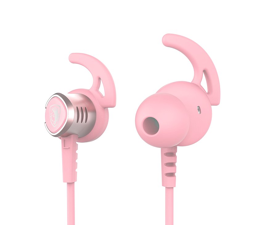 Sades Gaming Earphones Wings 20 - Pink - Level UpSades6974828470304