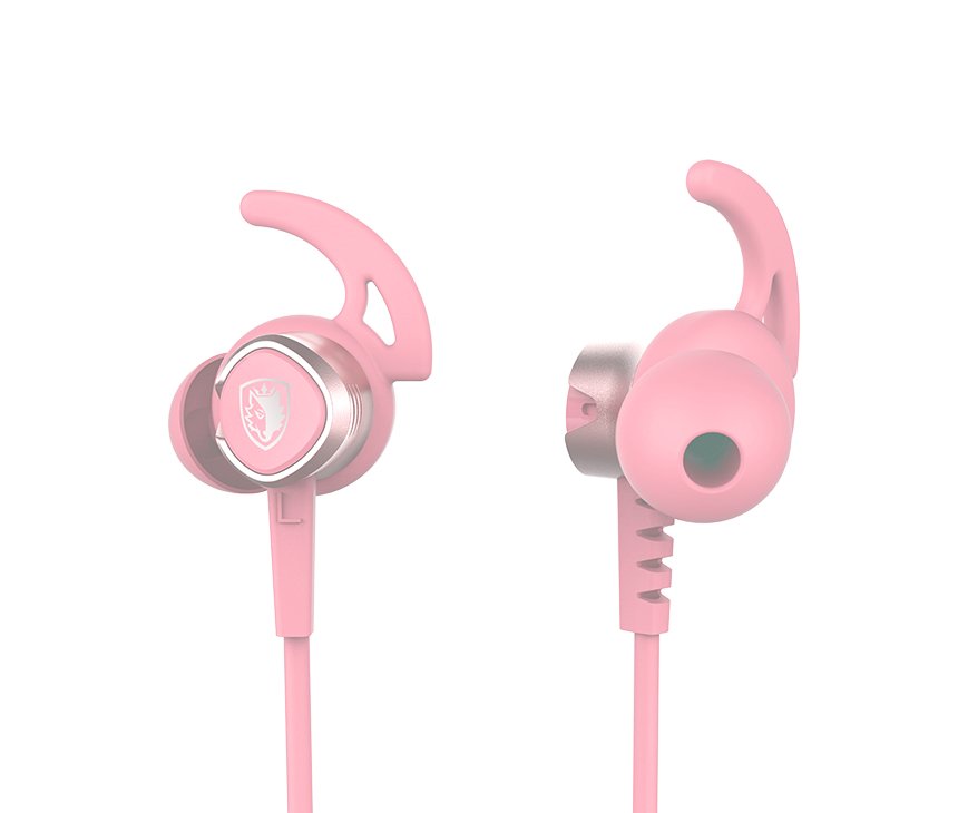 Sades Gaming Earphones Wings 20 - Pink - Level UpSades6974828470304