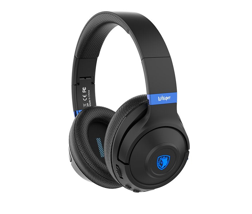 SADES WHISPER WIRELESS-BL HEADSET(SA-205) black - Level UpSades6974828470397