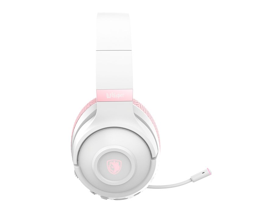 SADES WHISPER WIRELESS-BL HEADSET(SA-205) PINK - Level UpSades6974828470403