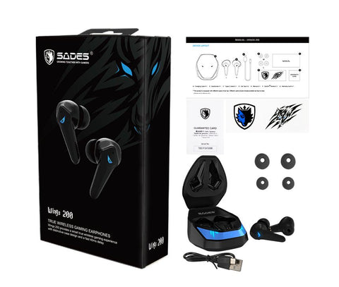 Sades TWS02, Wings 200 True Wireless Earbuds