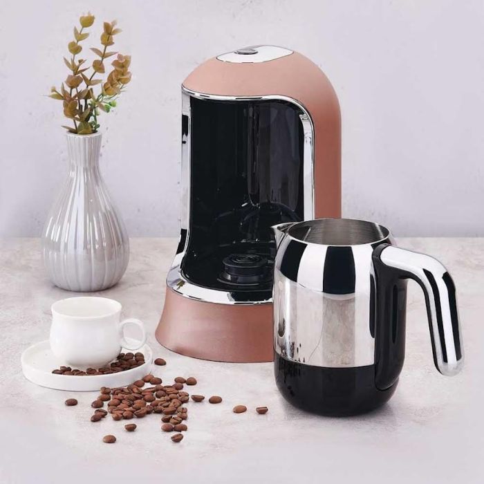 سايونا، ماكينة قهوة تركية 600 مل 500 واط مع إيقاف تلقائي – STC-4375