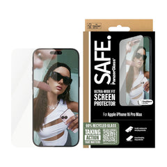 SAFE. by PanzerGlass® Screen Protector iPhone 16 Pro Max | Ultra-Wide Fit