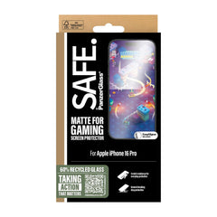 SAFE. by PanzerGlass® Gaming Screen Protector iPhone 16 Pro Max | Ultra-Wide Fit