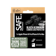 SAFE. by PanzerGlass® Camera Lens Protector Black iPhone iPhone 16 Pro | 16 Pro Max