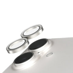 SAFE. by PanzerGlass® Camera Lens Protector Glitter Silver iPhone 16 | 16 Plus
