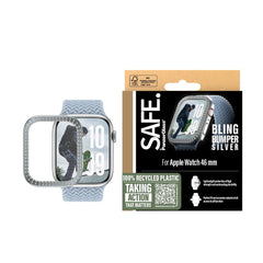 SAFE. by PanzerGlass® Bling Bumper Silver Apple Watch Series 10 | 46mm