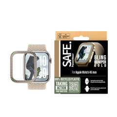 SAFE. by PanzerGlass® Bling Bumper Gold Apple Watch Series 10 | 46mm