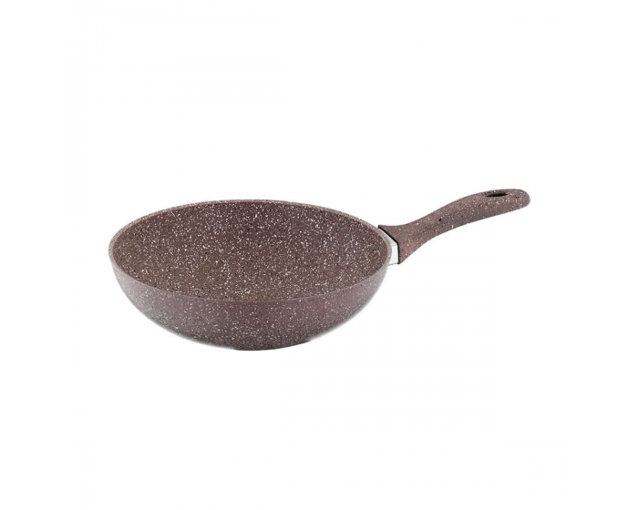 Saflon 28cm Wok Pan – Premium Non-Stick, Rapid Heat Aluminum, Made in Turkey