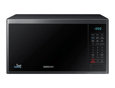 Samsung, 32L Microwave Oven Grill, 900W with Ceramic Enamel, LED Display & Healthy Cooking – Black