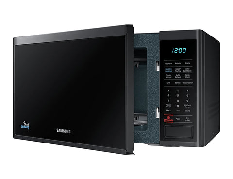 Samsung, 32L Microwave Oven Grill, 900W with Ceramic Enamel, LED Display & Healthy Cooking – Black