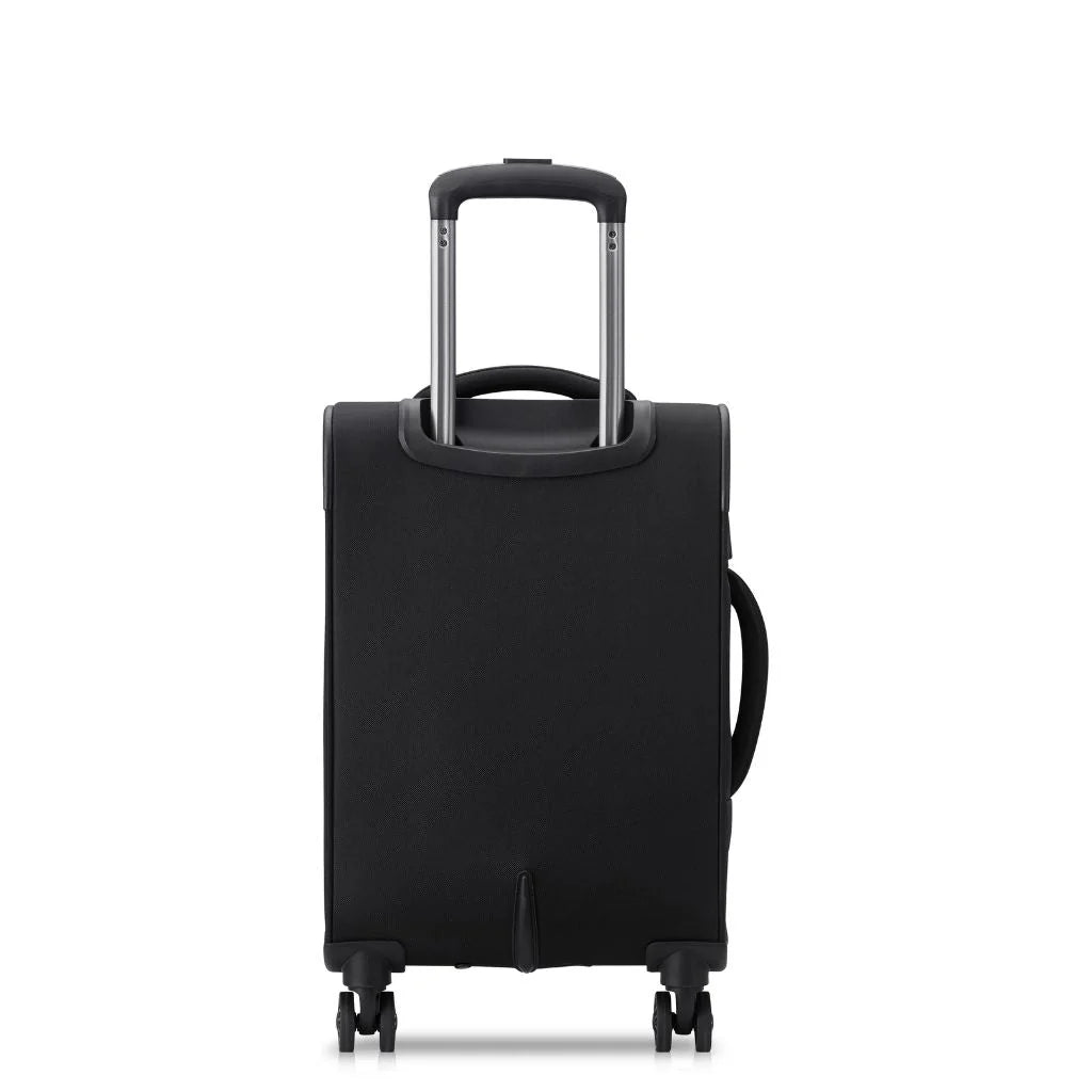 Delsey Paris Vanguard 82 CM Softcase 4 Double Wheel Expandable Trolley Luggage