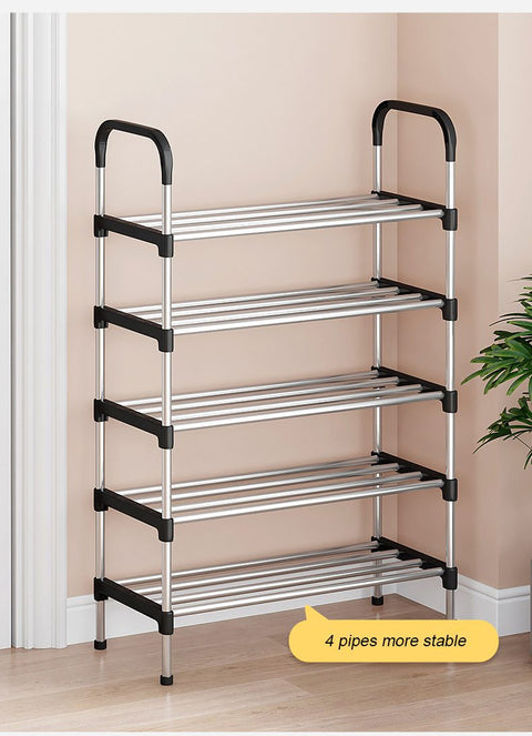 5 Tier Steel Shoe Rack with Handle