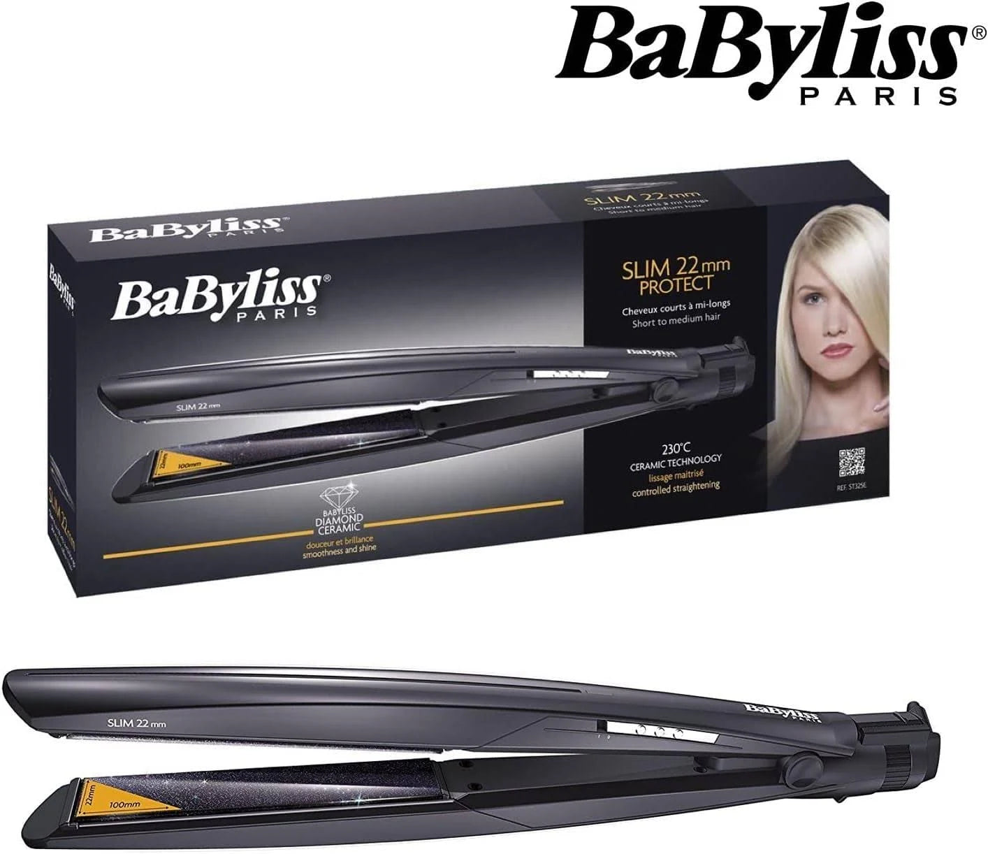 BaByliss Professional Hair Styling Bundle – Straightener, Curling Iron & 2000W Hair Dryer