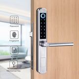 غوبيتا، قفل ذكي TTLock بمعيار IP65 للأبواب الألومنيوم مع بصمة الإصبع وبطاقة والتحكم عبر تطبيق Wi-Fi