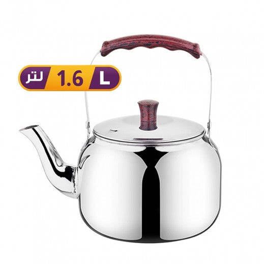 إبريق شاي كينوكس من الفولاذ المقاوم للصدأ 18/10 من OMS سعة 1.6 لتر 