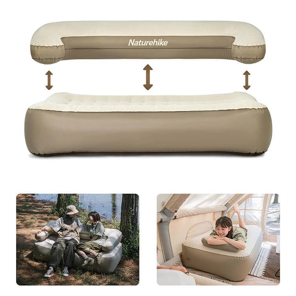 Naturehike SF01 Multifunctional inflatable Double Sofa -Summer Sand(165*95*65)
