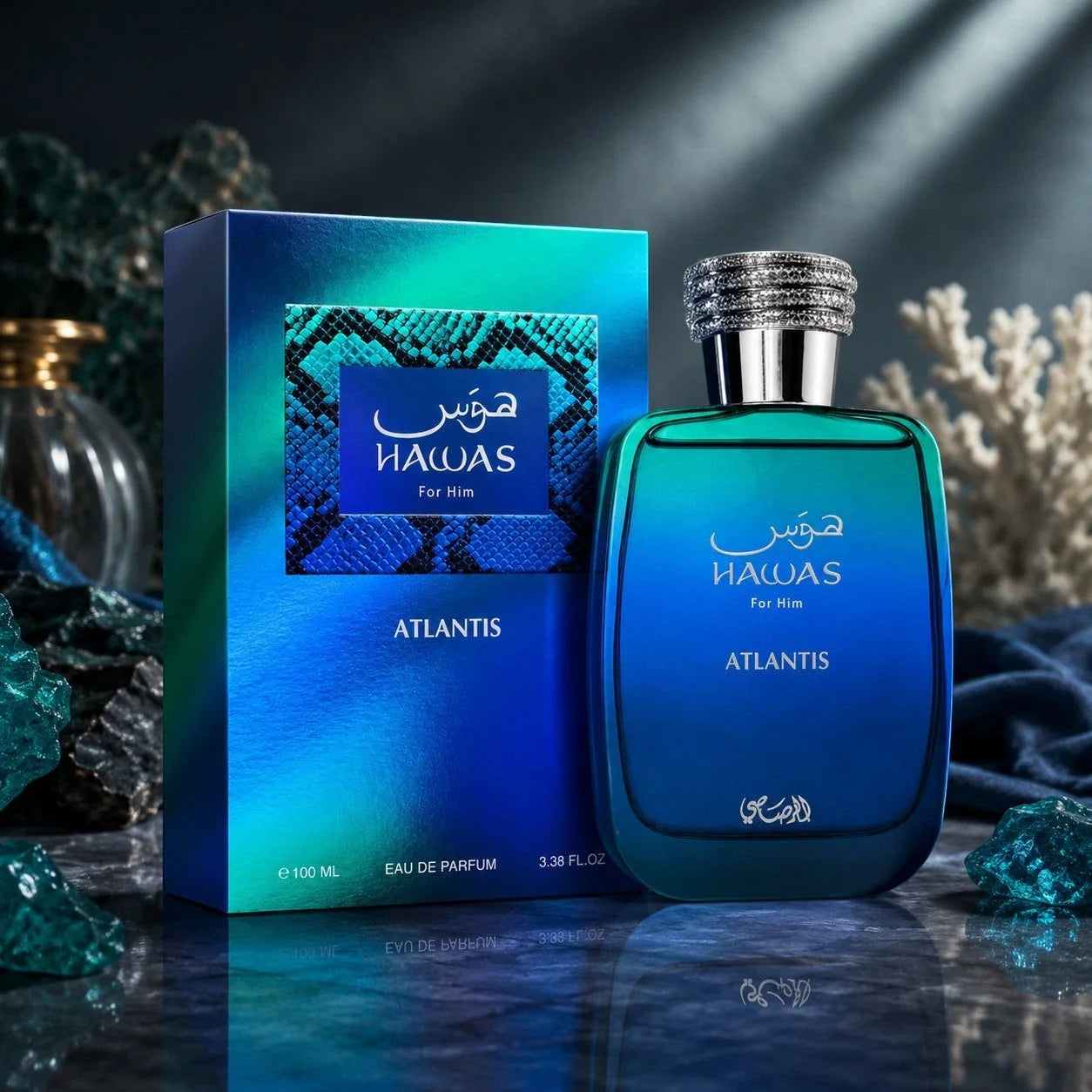 Rasasi Hawas Atlantis EDP For Him - 100 Ml