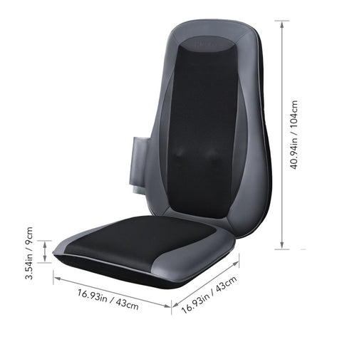 Naipo Shiatsu Back Massager With Heat - Deep Kneading - Rolling And Vibration