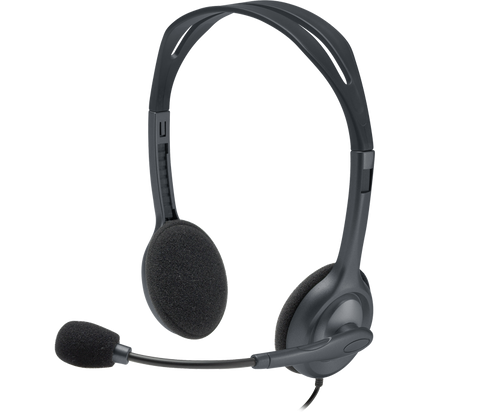 Logitech H111 Stereo Headset - Single Jack