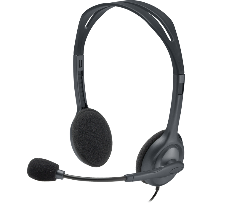 سماعة الرأس Logitech H111 ستيريو - مقبس واحد