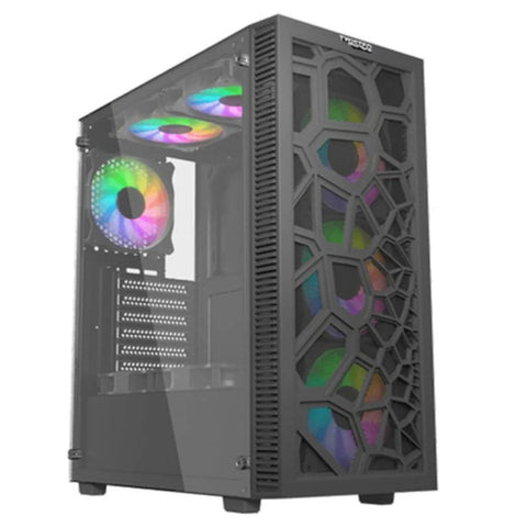 Twisted Minds 03 Spider Mid Tower Gaming Case-Black