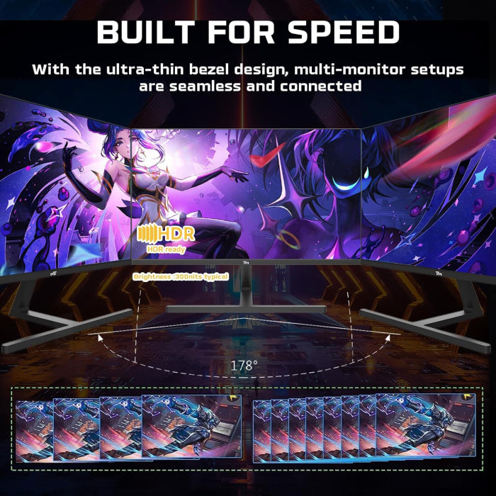 Twisted Minds 23.8" FHD, 180Hz, 0.5 ms, Fast IPS, HDR, HDMI 2.0 Gaming Monitor