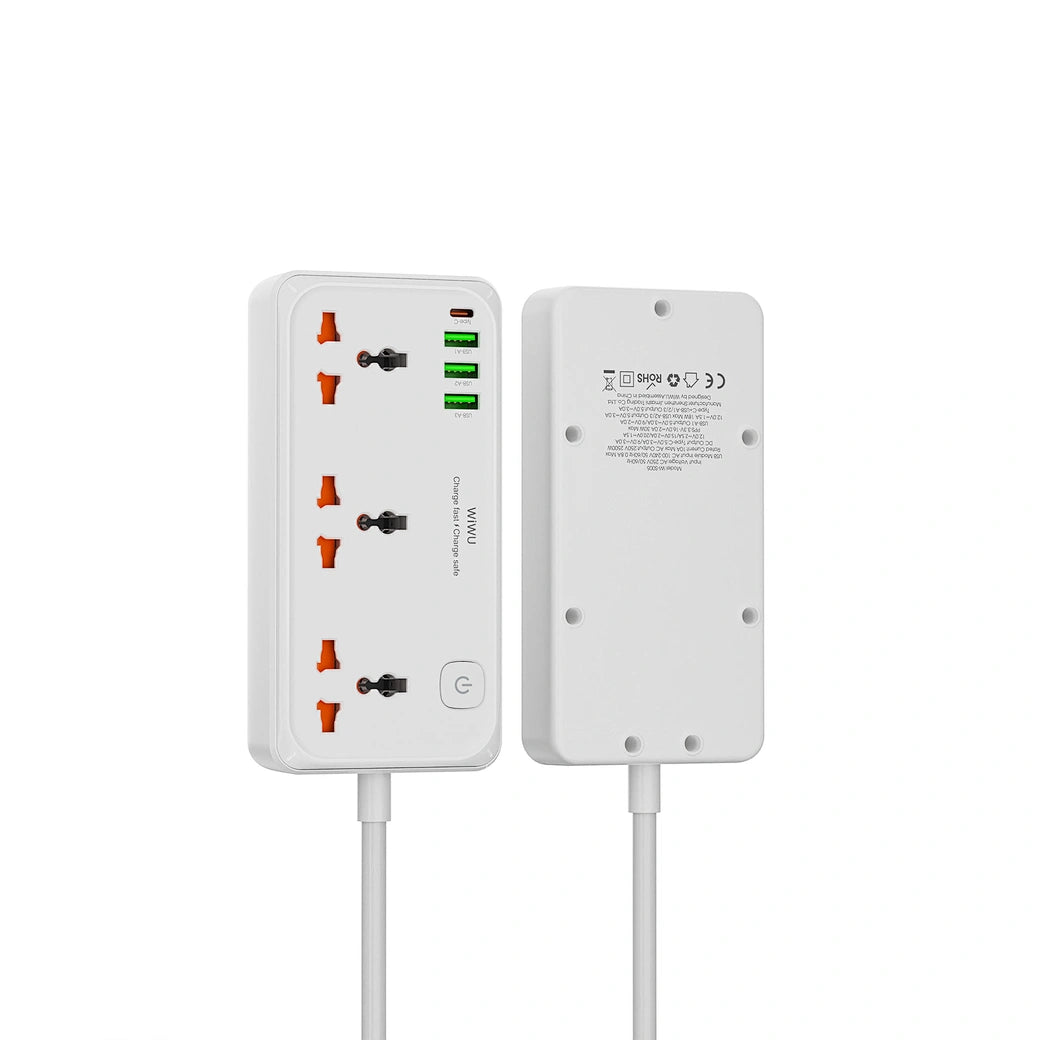 WiWU Wi-S005 30W Cube GaN Multifunction Power Strip EU/UK