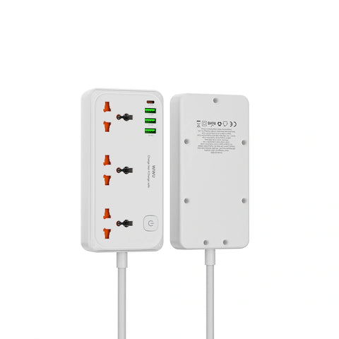 WiWU Wi-S005 30W Cube GaN Multifunction Power Strip EU/UK