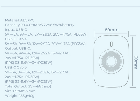Havit Mobile series-Power bank PB5214 1000mAh 18W