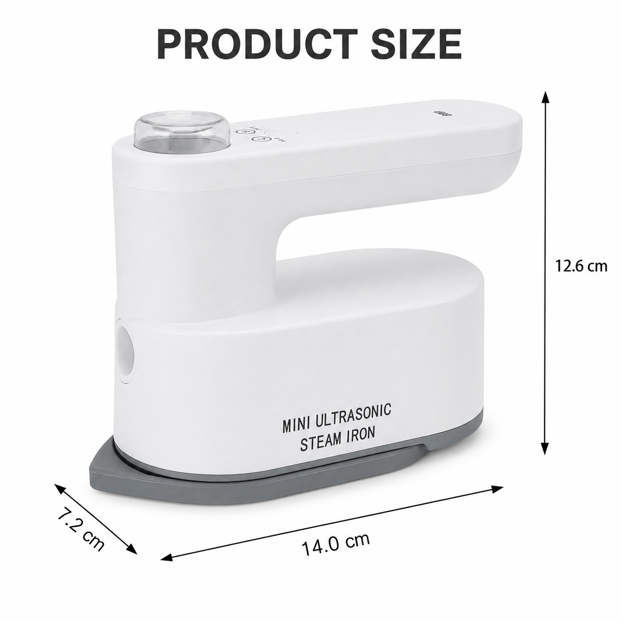 Rechargeable Cordless Mini Steam Iron with Dual Temperature Control – 5200 mAh