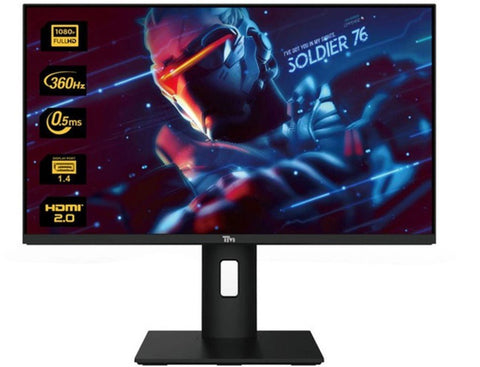 Twisted Minds 25 FHD, 360Hz, 0.5ms, HDMI 2.0, IPS Panel Gaming Monitor