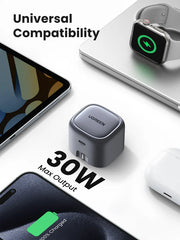 UGREEN Nexode 30W USB-C PD GaN Fast Charger UK (Space Gray)