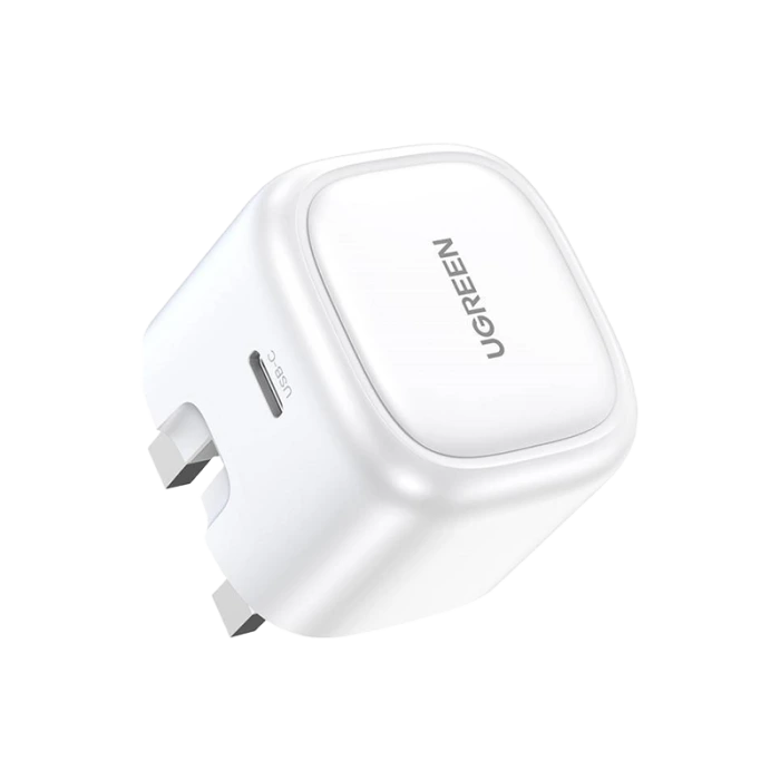 UGREEN Nexode 30W USB-C PD GaN Fast Charger UK -folding foot (Black) CD305