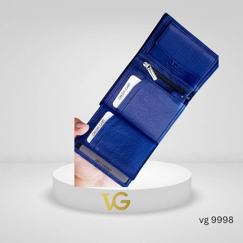 Verna Ghabana Dormond Blue Genuine Leather Wallet