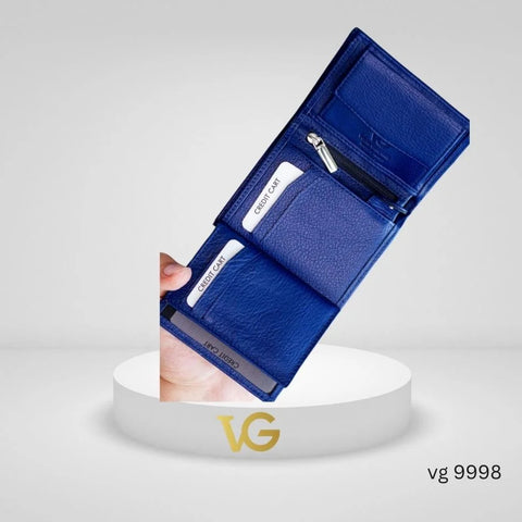Verna Ghabana Dormond Blue Genuine Leather Wallet