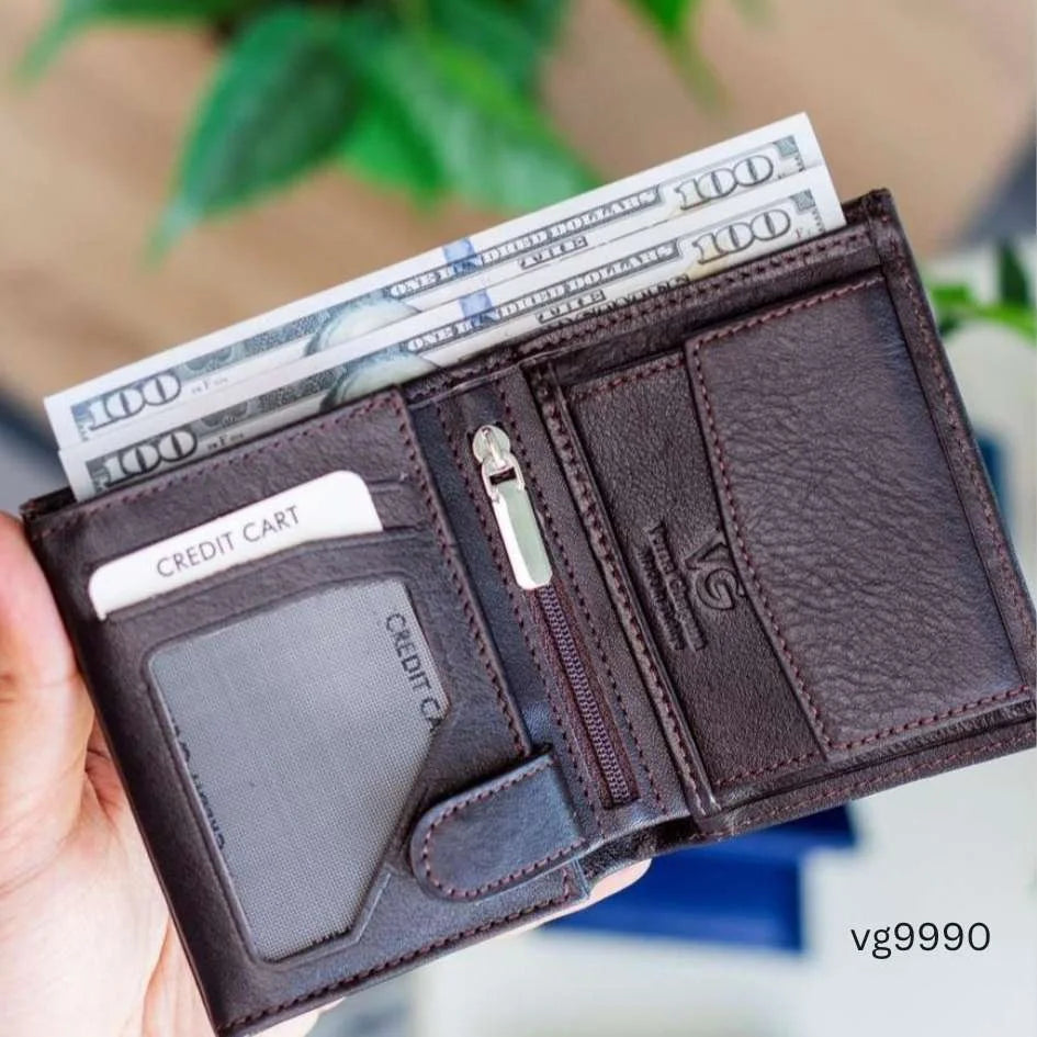 Verna Ghabana Dormond Wallet in Grey Genuine Leather