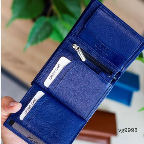 Verna Ghabana Dormond Blue Genuine Leather Wallet