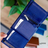 Verna Ghabana Dormond Blue Genuine Leather Wallet