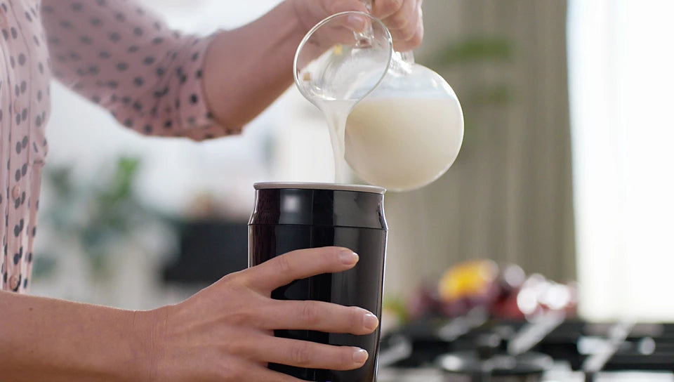 فيليبس، خافق الحليب بسعة 120 مل لتحضير رغوة الحليب الساخنة والباردة