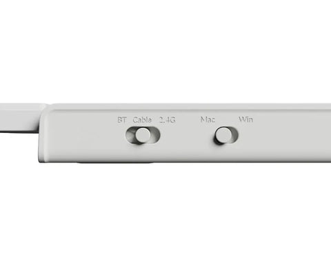 Keychron, B6 Pro Ultra-Slim Wireless ZMK Custom Keyboard for Windows & Mac, English/Arabic - Ivory White