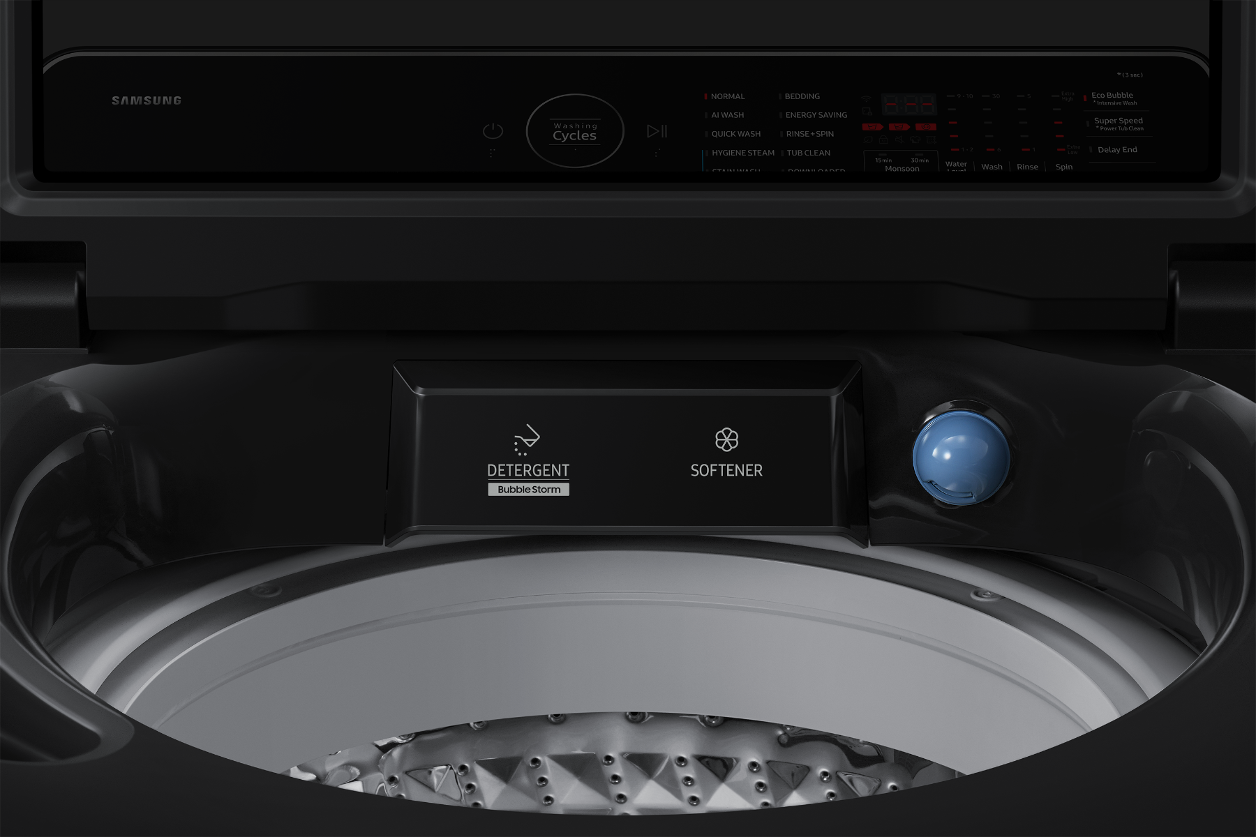 Samsung Washer TPL 11 Kg - Black Caviar