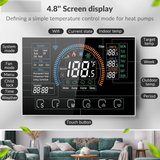 Gopeta, Smart Wifi Thermostat for Home, 4.8" Touch Screen